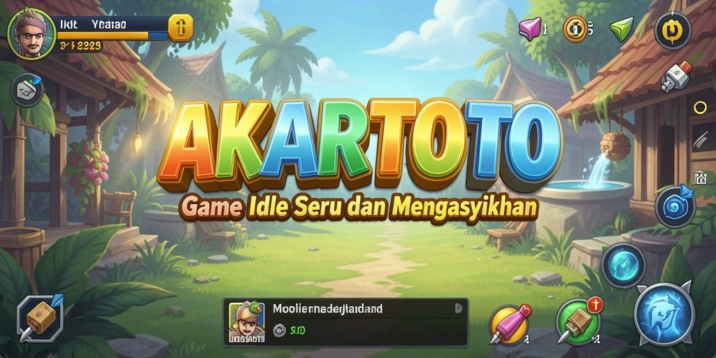 Tampilan gameplay AKARTOTO yang menarik dan dinamis.