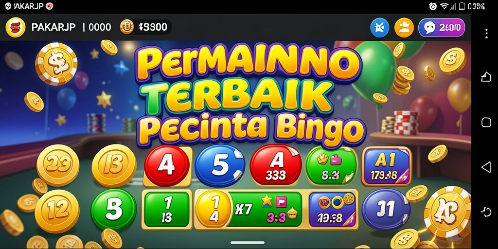 Tampilan gameplay Bingo yang menarik dan interaktif di PAKARJP.
