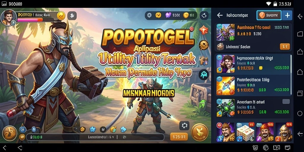 Tampilan utama <strong>POPOTOGEL</strong> dengan fitur-fitur Utility yang menarik.