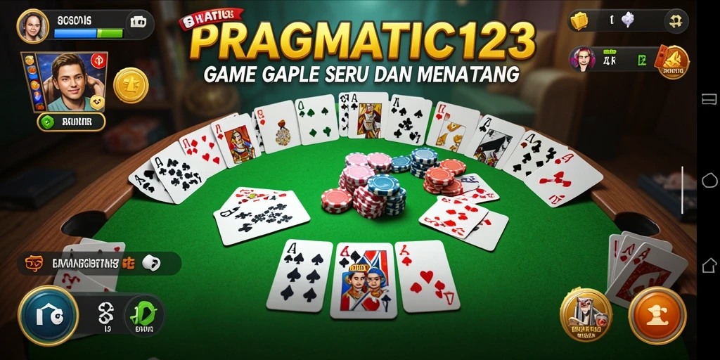 Tampilan gameplay Gaple yang seru dan interaktif di PRAGMATIC123.