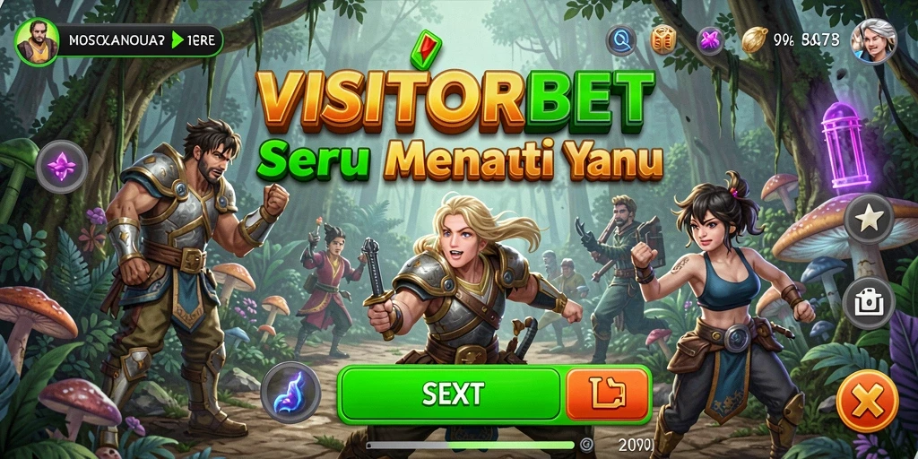 Gambaran gameplay seru dalam petualangan VISITORBET yang mendebarkan.