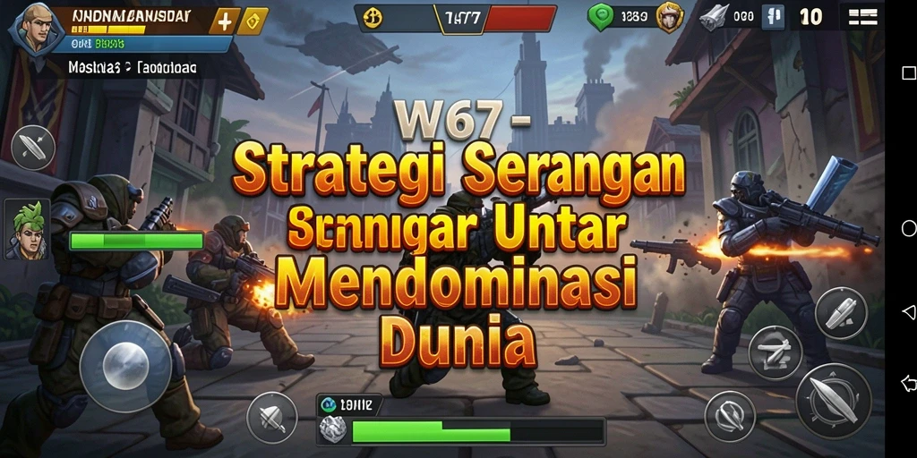 Tampilan permainan W67 yang memukau dalam aksi SLG.